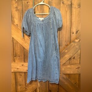 She + Sky Blue Denim Dress
